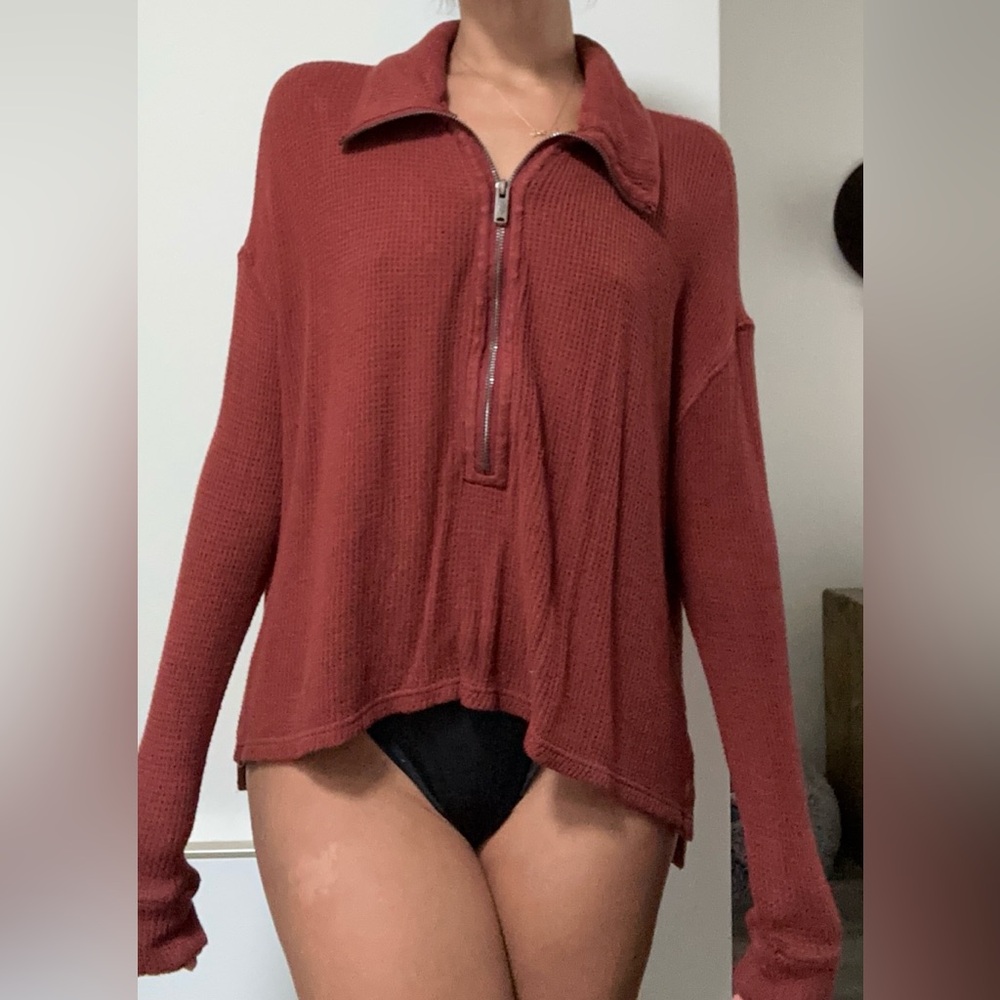 Free People Soft Zip Up